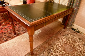 Antique Circa 1840 English Antique Mahogany Campaign Writing Table (RETAIL $6,950)