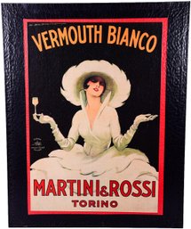 M. Dudovich Vermouth Bianco Martini & Rossi Torino Advertisement