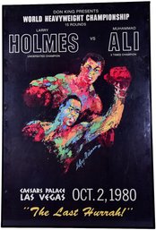 Don King Presents World Heavyweight Championship Holmes Vs Ali 'The Last Hurrah' Framed Print