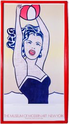 Roy Lichtenstein 'Girl With Ball' Print - The Museum Of Modern Art - New York