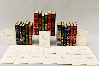 Collection Of 17 Franklin Library Leather Bound Books 'The Greatest Books Of The Twentieth Century'