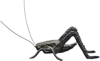 Cast Iron Grasshopper Figurine