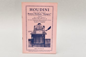 Houdini Exposes The Tricks Used By The Boston Medium Margery Dated 1924 (1 Of 2)