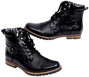 NEW! Bruno Marc Motorcycle Military Combat Boots (Size 13)