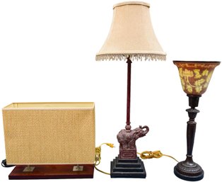 Collection Of Three Table Lamps