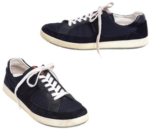 Authentic PRADA Leather And Suede Sneakers (Size 12)