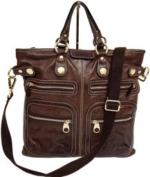 Hogan Genuine Leather Tote Handbag