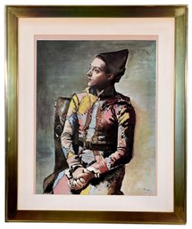 Pablo Picasso Arlequin Assis Framed Print