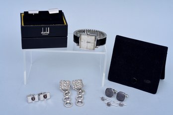 NEW! Dunhill Cufflinks, Vintage Alexis Watch, Cufflinks And More