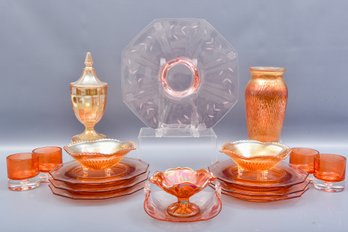 Nice Collection Of Carnival Glass And More