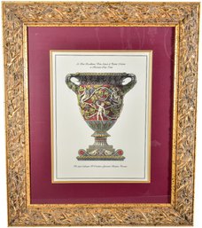 Italian Giovanni Piranesi Trophy Vase Framed Print
