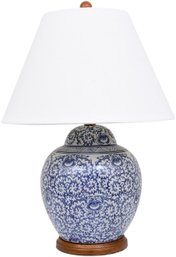 Ralph Lauren Porcelain Blue Floral Table Lamp