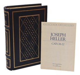 Signed By The Author Limited Edition Leather Bound Joseph Heller Catch-22 Book The Franklin Library (2 Of 2)