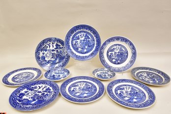 Collection Of Blue Willow And More