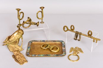 Collection Of Brass Items