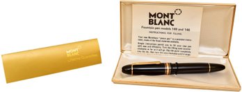 MONTBLANC Meisterstuck 149 Piston Fountain Pen With 18K Gold Nib In Original Box