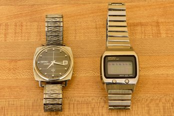 Seiko Quartz LC Watch And Seiko DX Watch