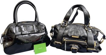 Kate Spade New York And Michael Kors Patent Leather Handbags
