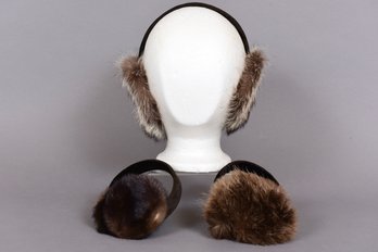 Collection Of Genuine Fur Ear Muffs