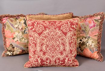 Collection Of Four Good Quality Throw Pillows