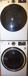 GE 4.8 Cu Ft Washing Machine W/ UltraFresh Vent System & Smart ( WIFI) Dryer W/ Sensor Dry - 18 Mo's Old