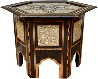 Octagon Shaped Mosaic End Table