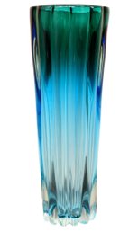 Large Tall Ombre Heavy Weight Vase