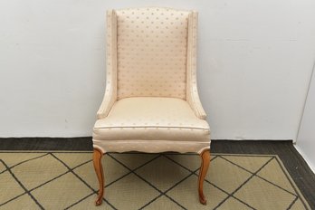Beige Stars Upholstered High Back Accent Chair