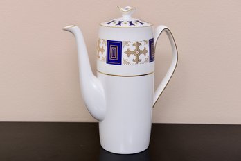 Spode Persia Coffee Pot In Royal Blue