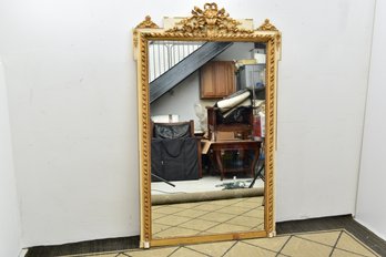 Ornate Molded Composite Gold Framed Mirror