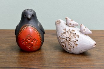 Penguin And Bird Figurines