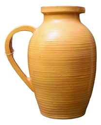 Large Pottery Italian Vase With Handle