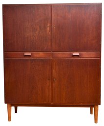 Baxter & Liebchen Danish Modern Oak Tall Cabinet (RETAIL $3,500)