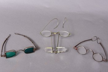 Collection Of Antique Spectacles