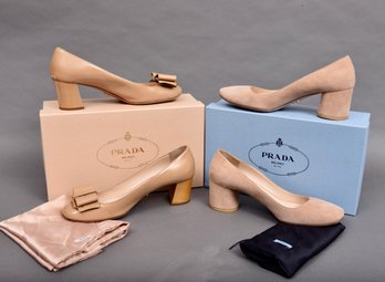 Two Pairs Of Prada Women's Shoes (Size 8 1/2)