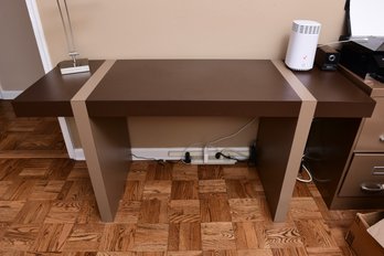 Two Tone Laminate Wood Desk