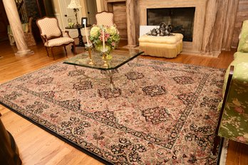 Karastan Empress Kirmin Black Area Rug