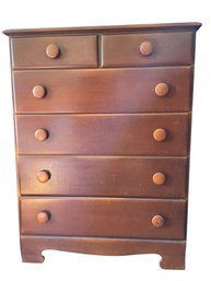 Vintage Maple Chest Of Drawers.