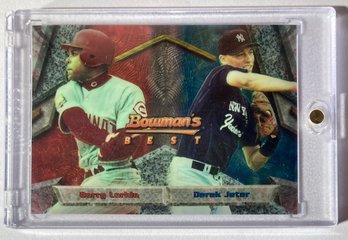 1994 Bowman's Best Derek Jeter RC/Barry Larkin Set Insert - Early Derek Jeter Prospect Card