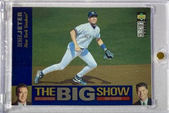 HOF Derek Jeter 1997 UP Collector's Choice 'THE BIG SHOW' Rated Rookie Insert