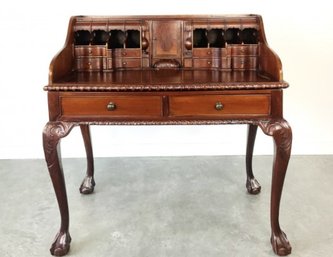 A Chippendale Style Writing Desk (Hidden Drawers)