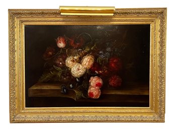Paid $1,750 Incredible Oil Painting In Gold Frame Signed Josephine