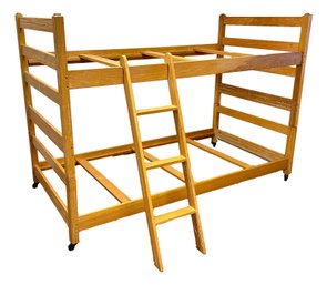 A. Brandt Ranch Oak Twin Bed Set, Make Bunkbeds Or Pair Of Twin Beds