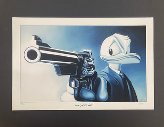 Duck With Gun Limited Edition Print