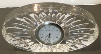Waterford Crystal Oval Clock.