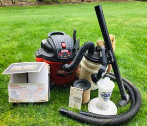 CRAFTSMAN Wet Dry Vac And Dust Collecting Pieces