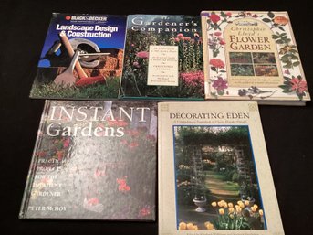 A Selection Of Gardening And Landscape Design Books Lot Over $100 If Purchased New