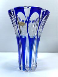 Blue Cobalt Glass Vase - Made In Germany