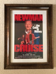 Framed Movie Poster, The Color Of Money