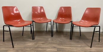 4 Sturgis Fiberglass Chairs